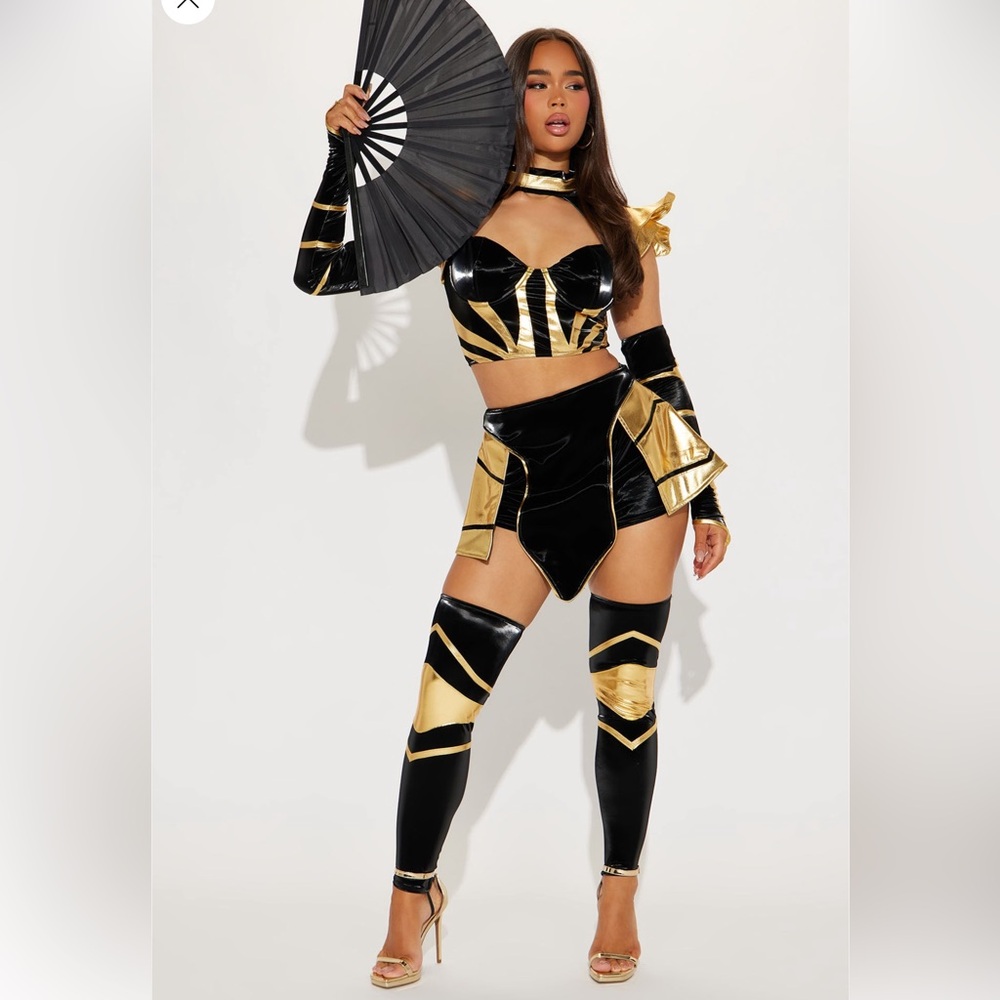 Black and Gold Ninja 4 Piece Set